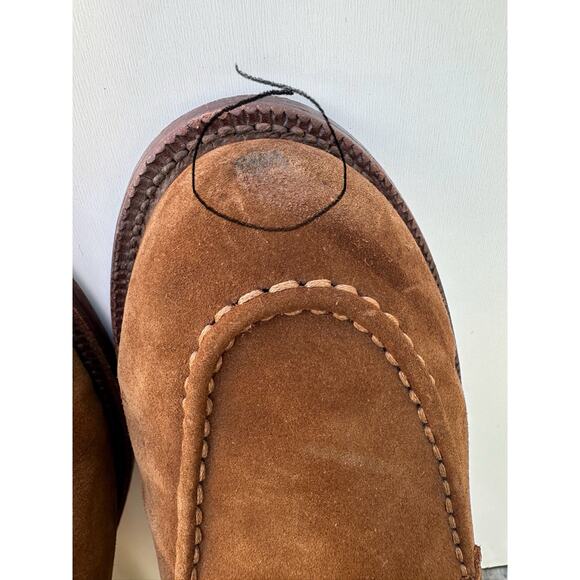 Grant Stone Traveler Penny Loafer Bourbon Suede Men’s Size 11D - Picture 7 of 16